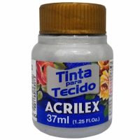 TINTA PARA TECIDO ACRILEX METÁLICA- 37ml