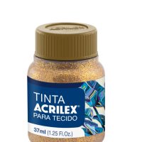 TINTA PARA TECIDO ACRILEX GLITTER – 37ml